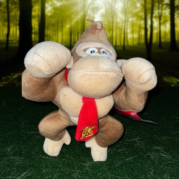Super Mario Donkey Kong Plush Doll Stuffed DK Bedroom Decor Nintendo Gift 11" - Picture 12 of 12